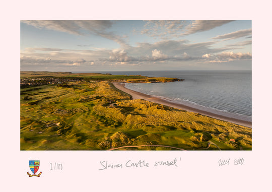 Slaines Castle Sunset