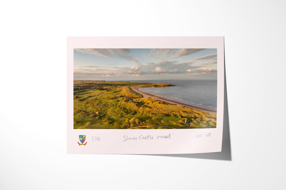 Slaines Castle Sunset