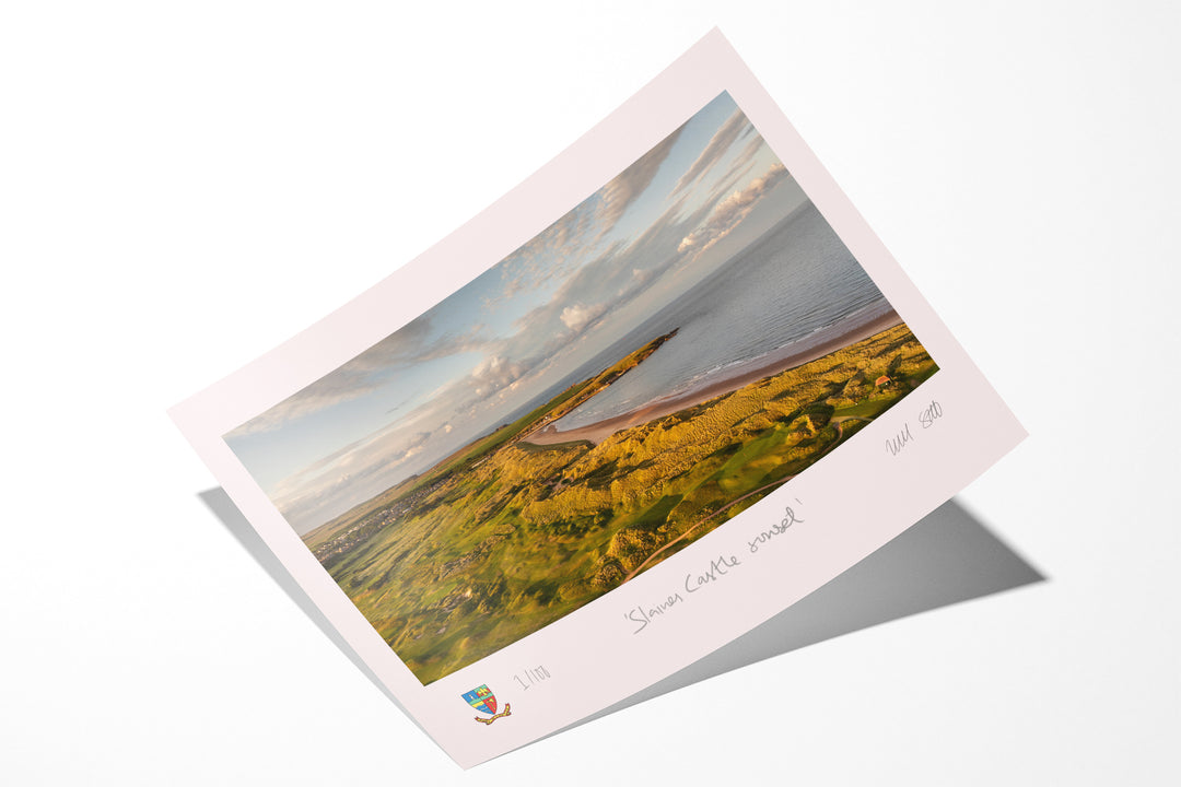 Slaines Castle Sunset