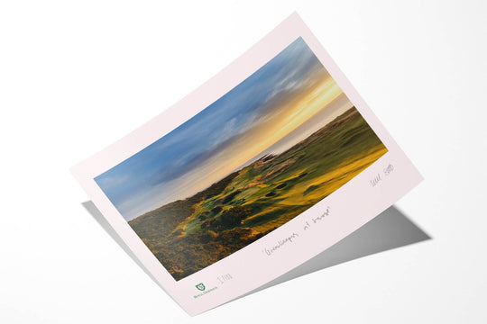 Greenkeepers at sunrise