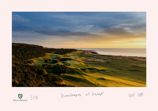 Greenkeepers at sunrise