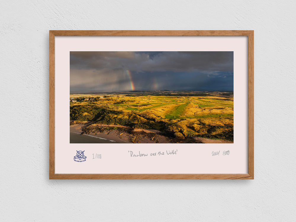 Rainbow over the links