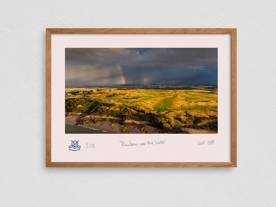 Rainbow over the links