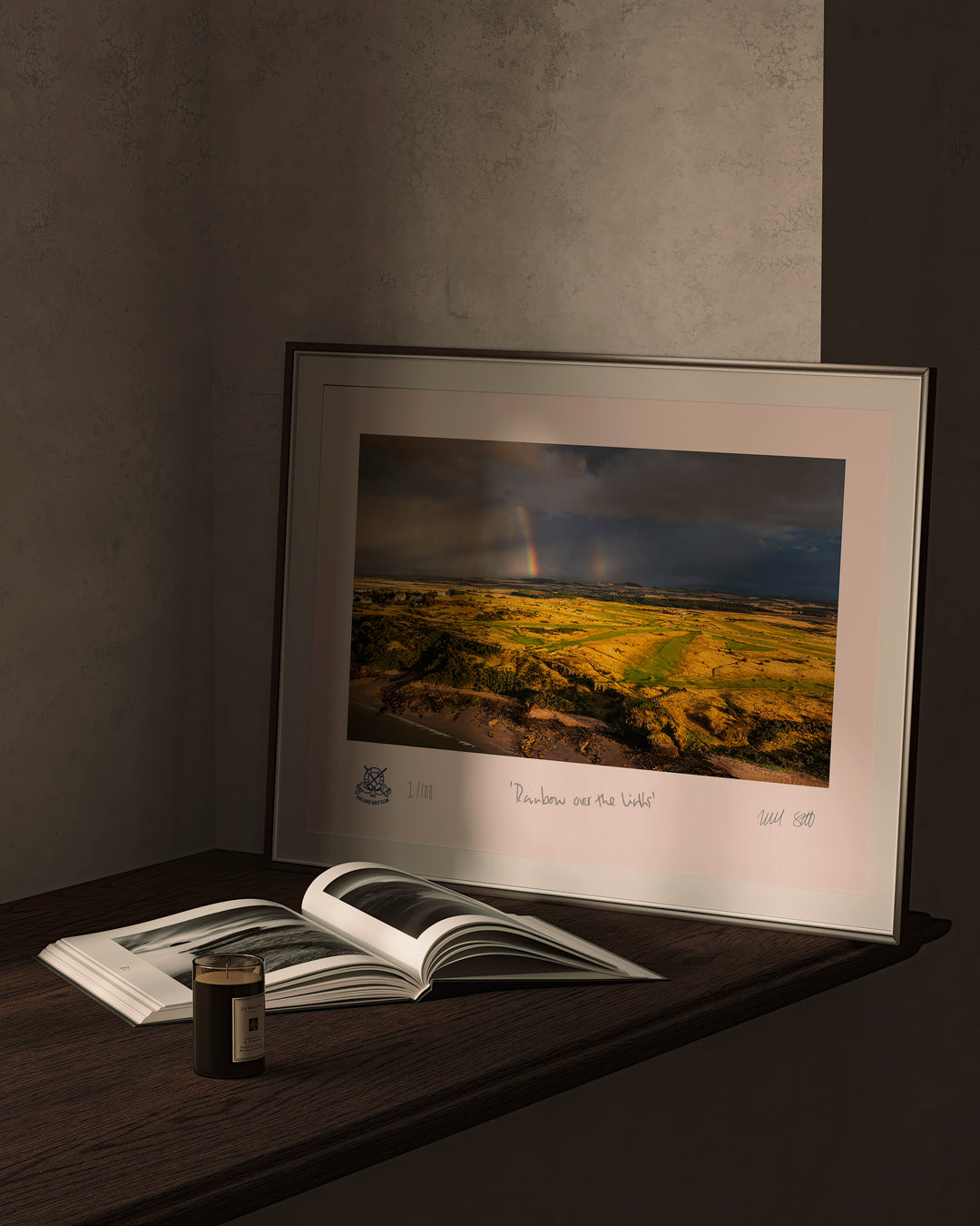 Rainbow over the links