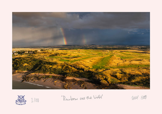 Rainbow over the links