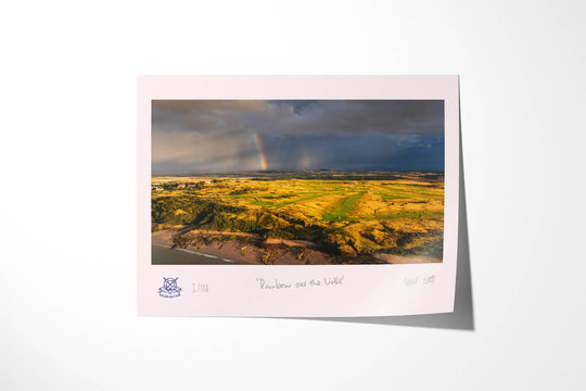 Rainbow over the links