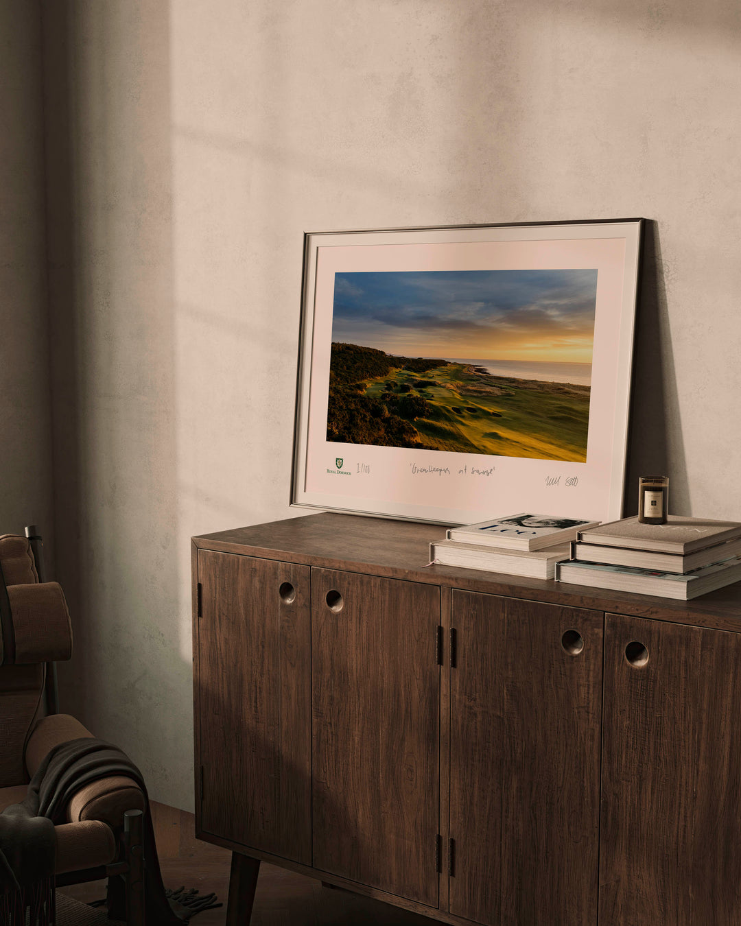 Greenkeepers at sunrise