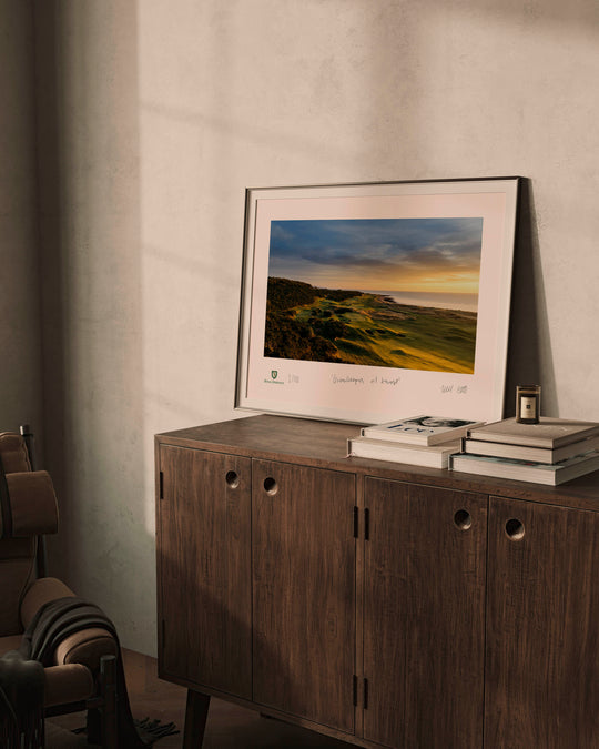 Greenkeepers at sunrise