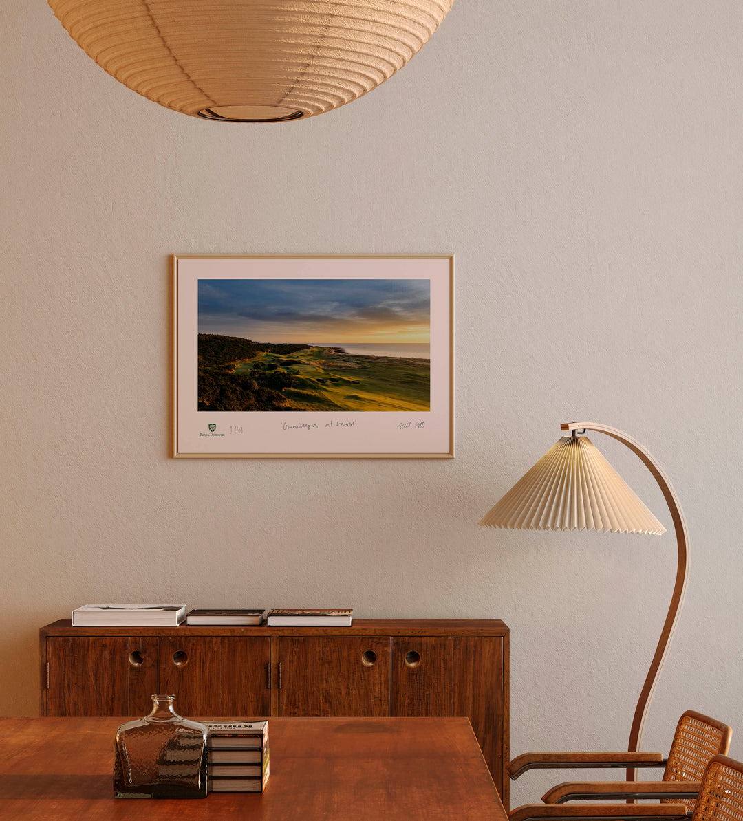 Greenkeepers at sunrise