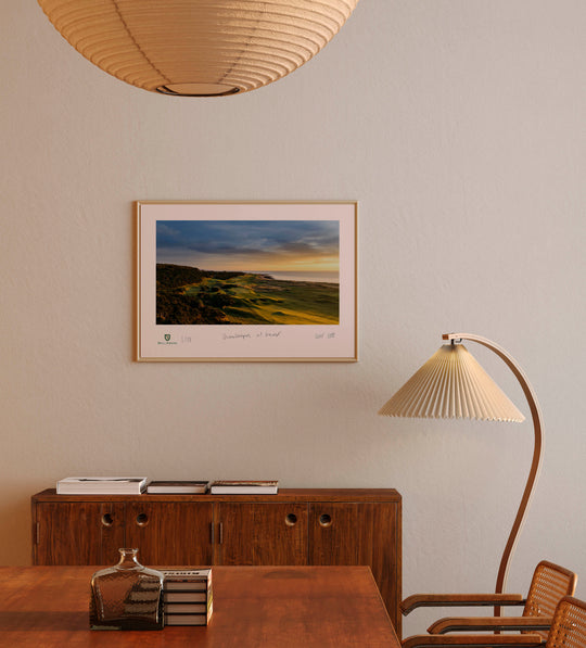 Greenkeepers at sunrise