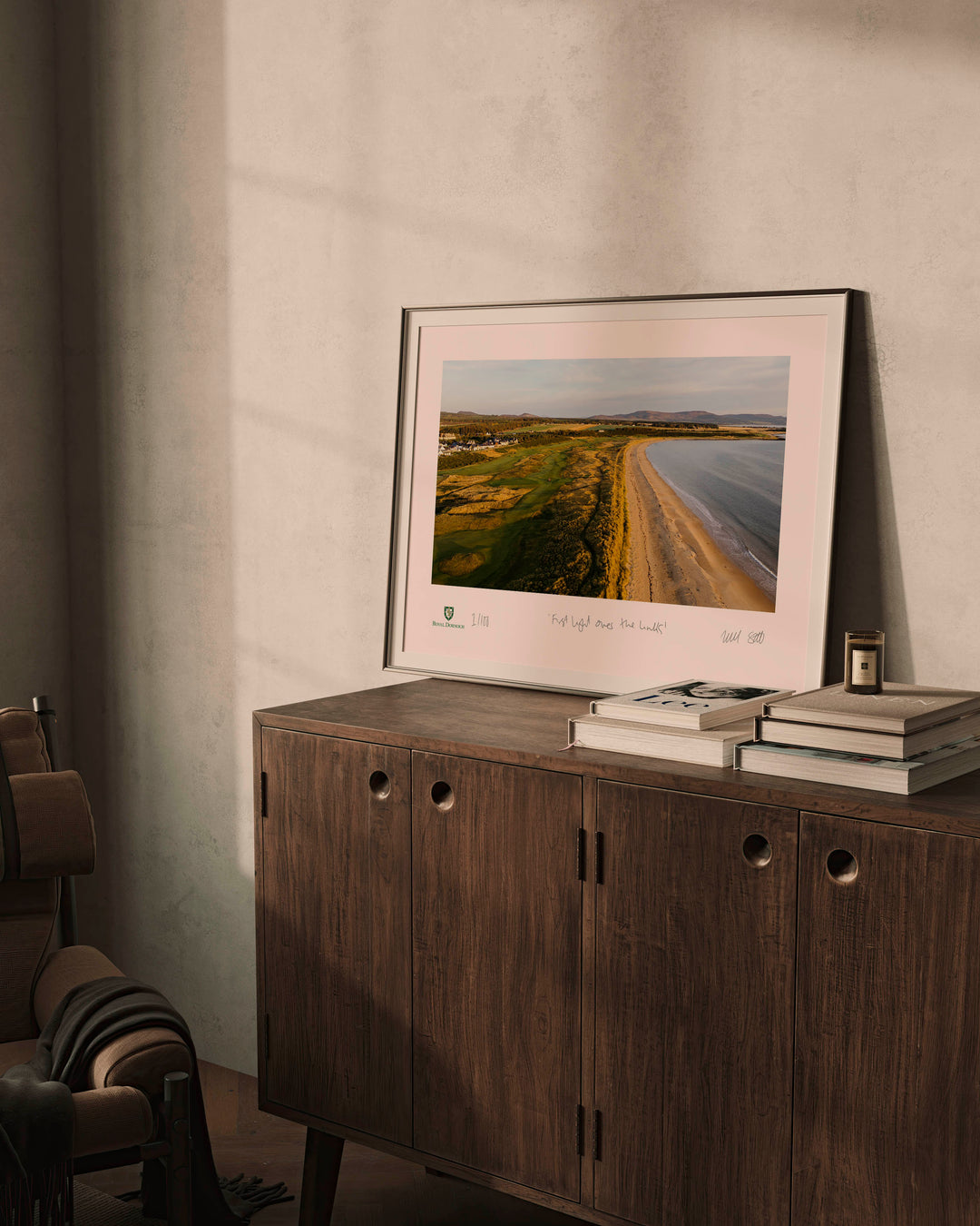 First light over the links