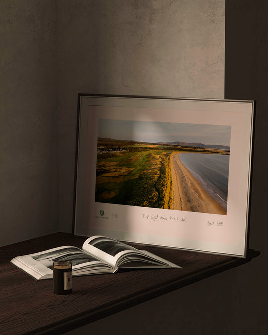 First light over the links