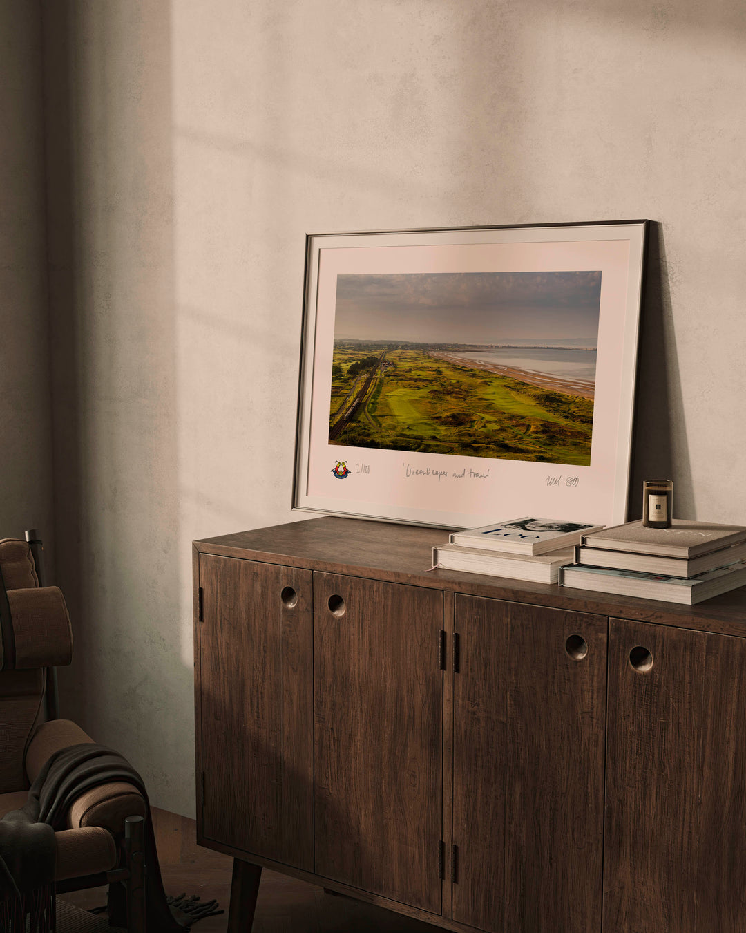 Greenkeeper and train