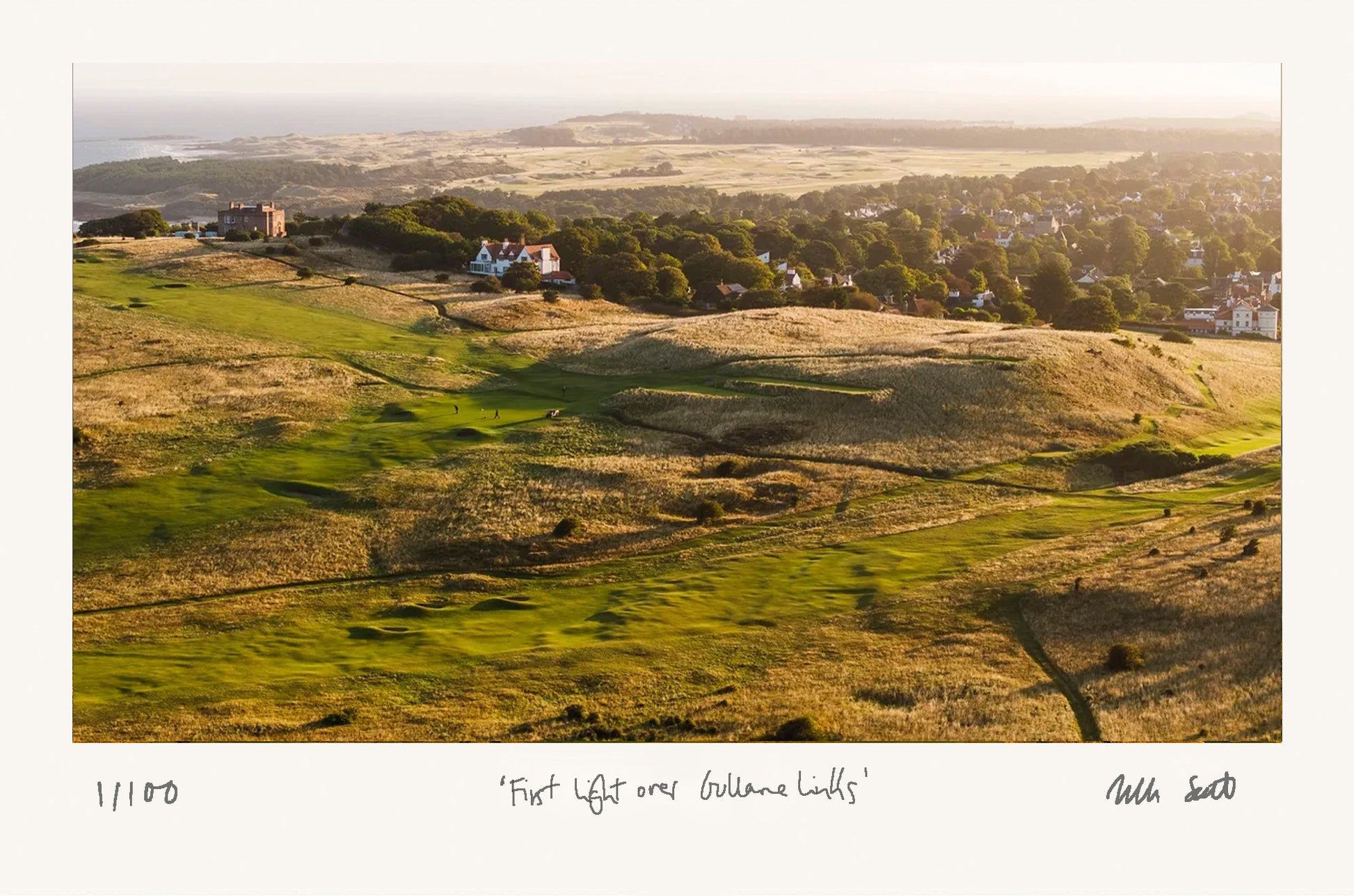 First Light over Gullane links