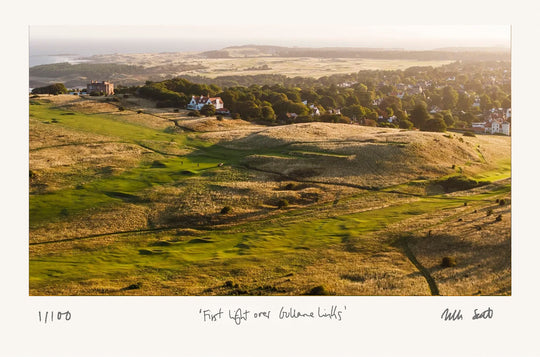 First Light over Gullane links