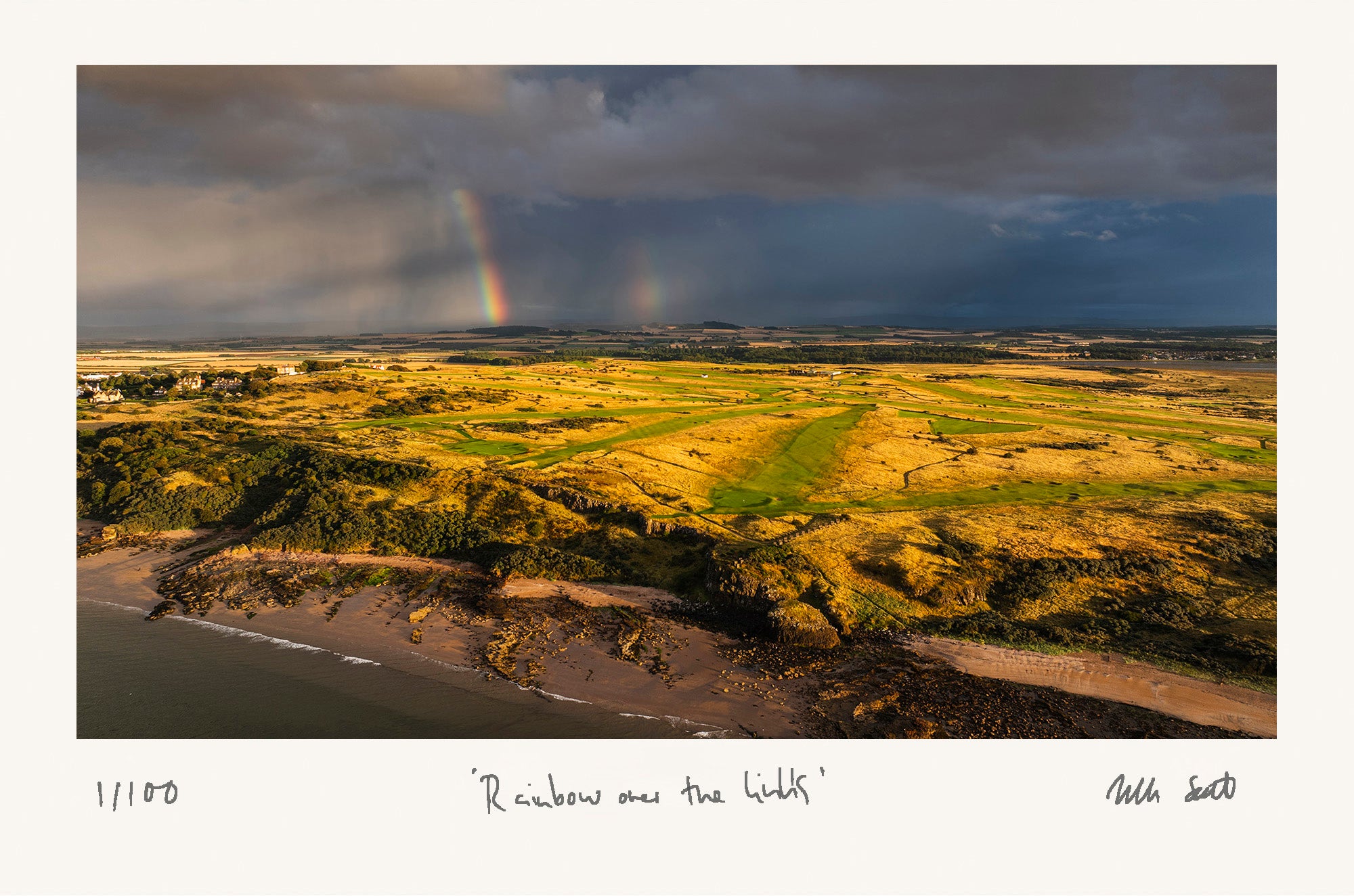 Rainbow over the links