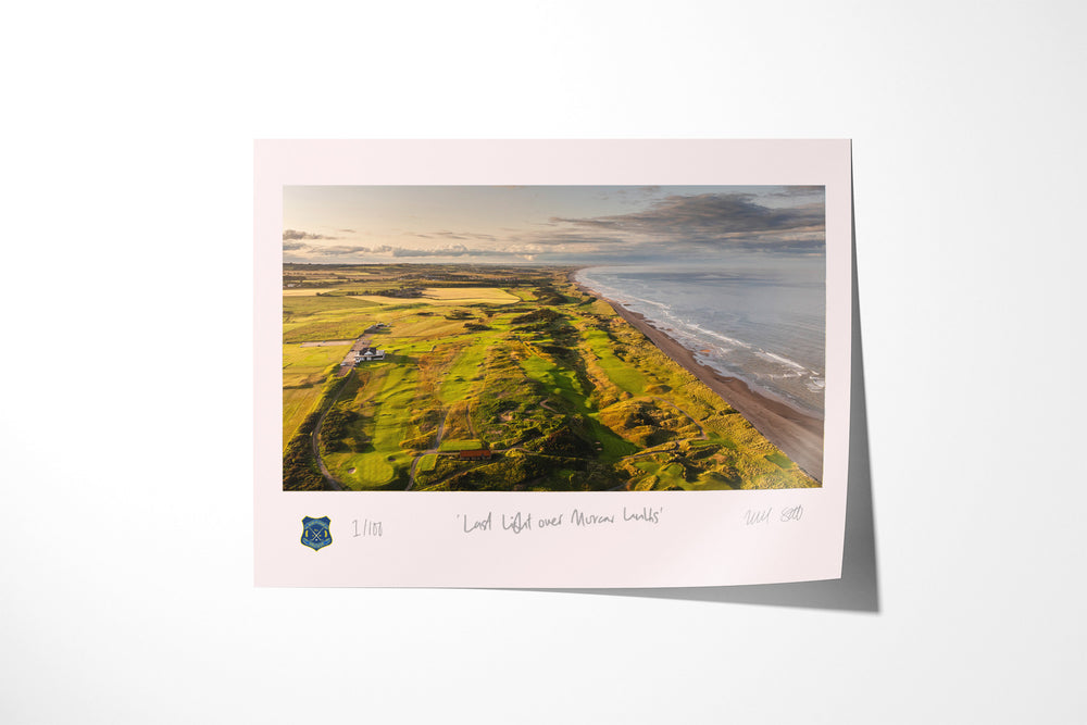 Last light over Murcar Links