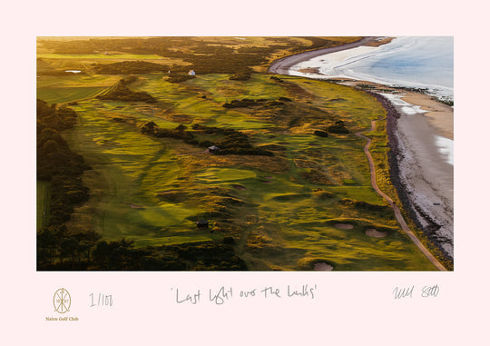 Last light over the links