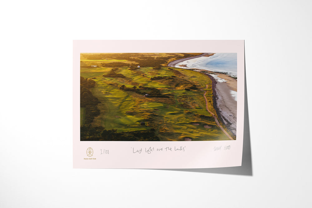Last light over the links