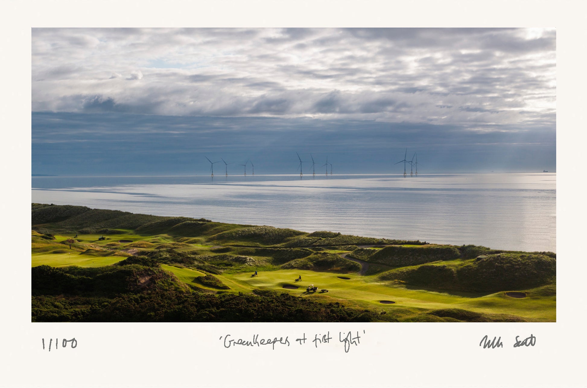 Greenkeepers at first light