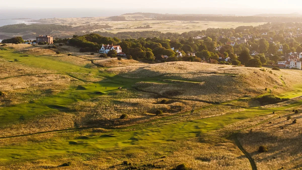 First Light over Gullane links